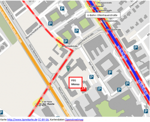 Lageplan des FEG