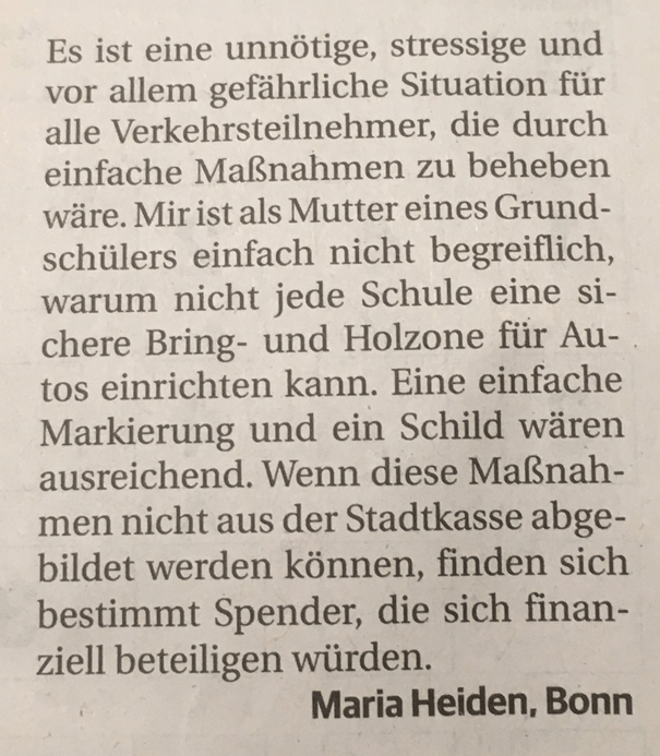 Hol- und Bringzonen